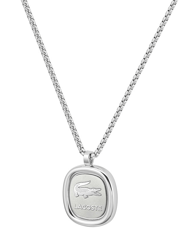 値下げ中　LACOSTE ネックレス シルバー Lacoste 2040410 Men's Vigor Necklace – Eldorado Jewels