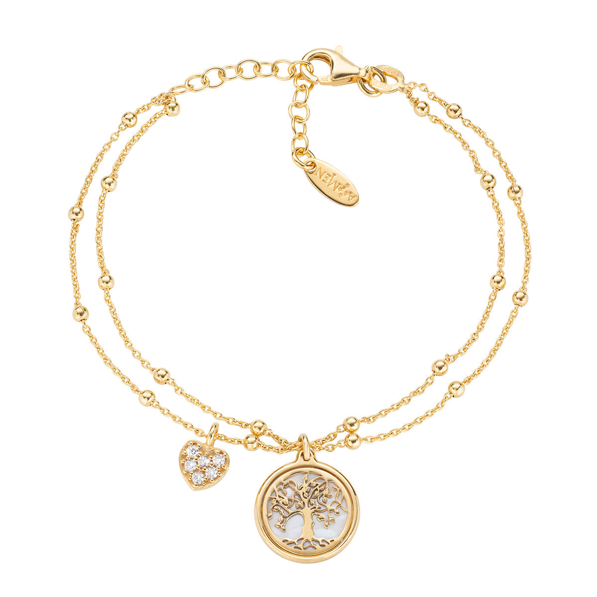 Amen Women's Tree of Life Bracelet BR2ALCUG