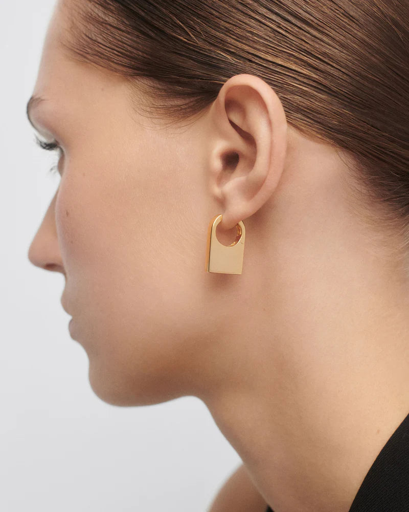 PDPAOLA Chicago Hoop Earrings
