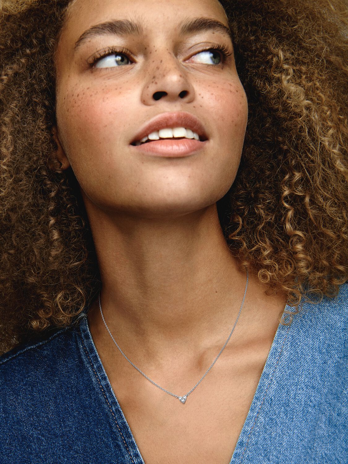 Pandora Heart Necklace with Three Stones 393014C01-45 – Eldorado