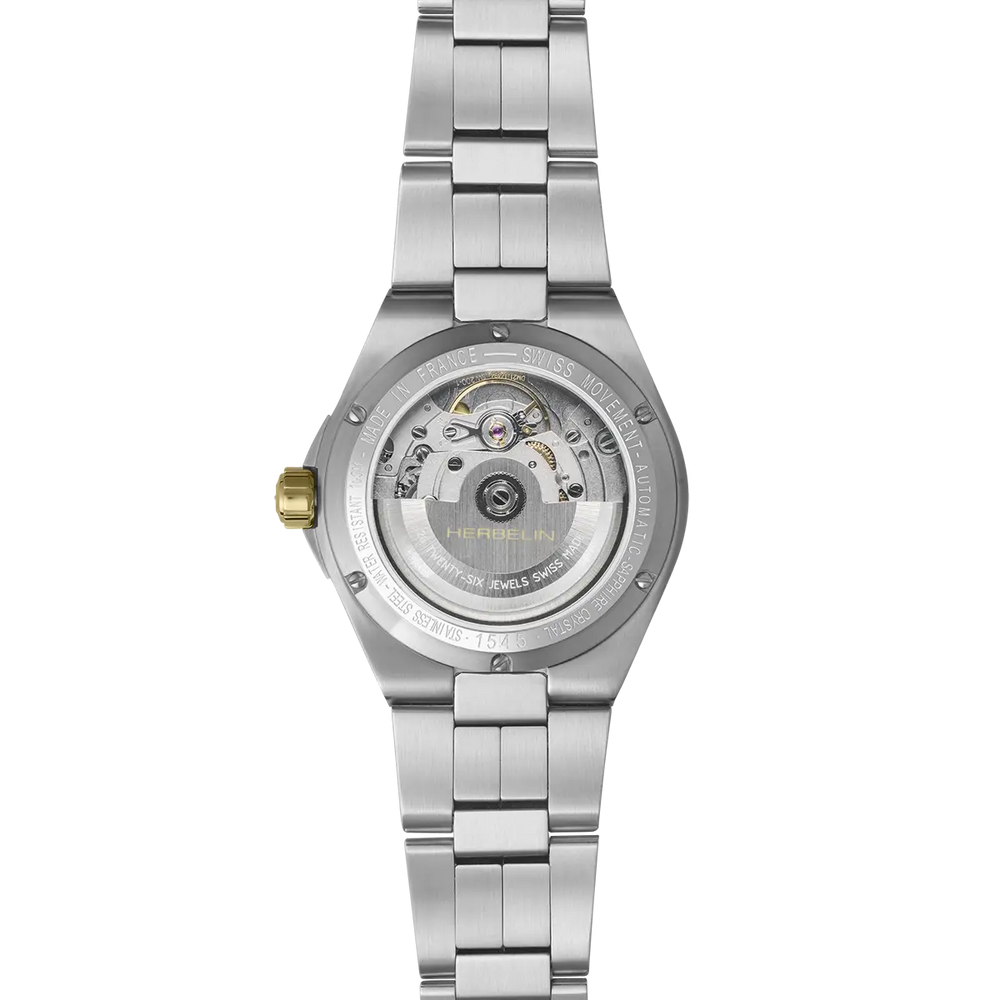 
                  
                    HERBELIN CAP CAMARAT AUTOMATIC WATCH 1545B19T-HERBELIN-Eldorado Jewels
                  
                