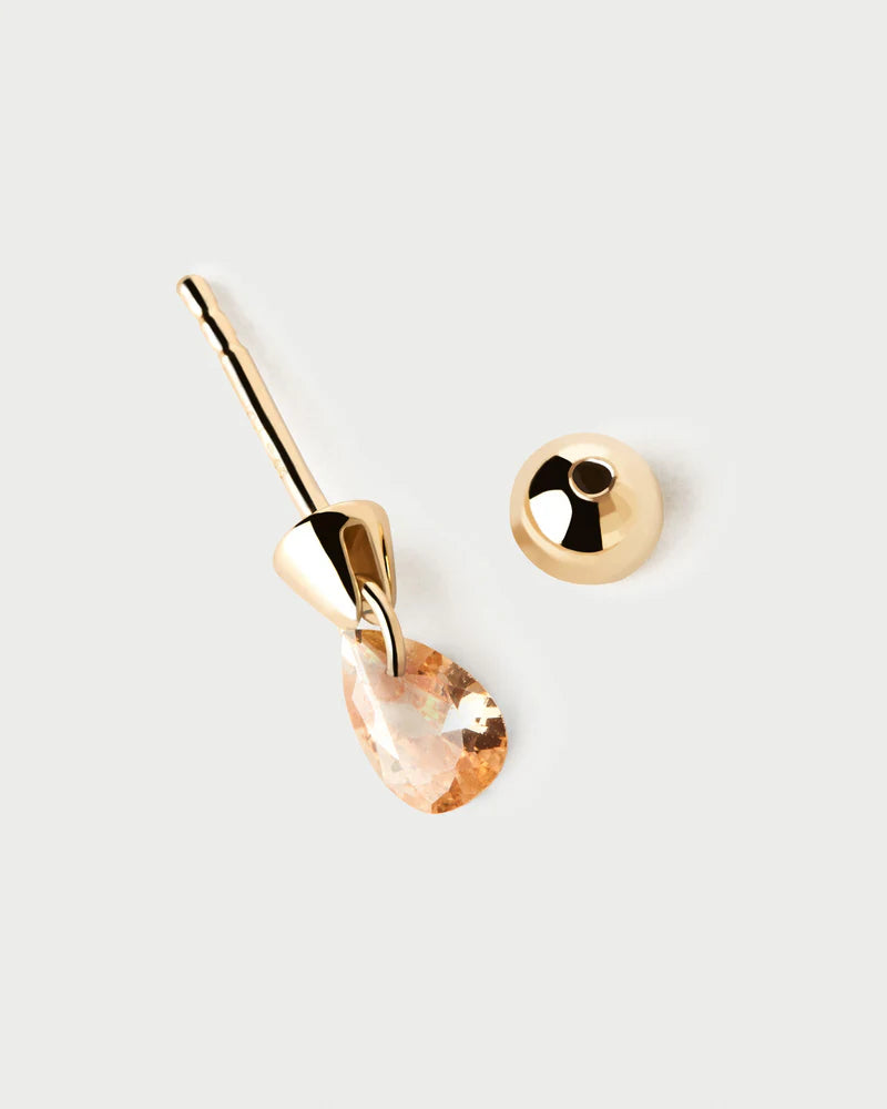 
                  
                    Pdpaola Lily Peach Single Hoop Earring PG01-204-U
                  
                