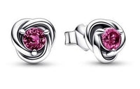 Pandora Orecchini Cerchi Eterni Rosa Ottobre 292334C05