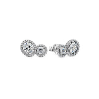 Pandora Orecchini Doppia Pietra Luminosa 293774C01