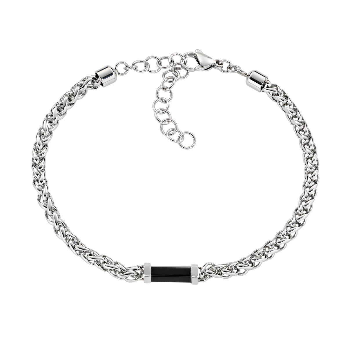 Amen Gioielli ACBR7358BN Bracciale Uomo acciaio