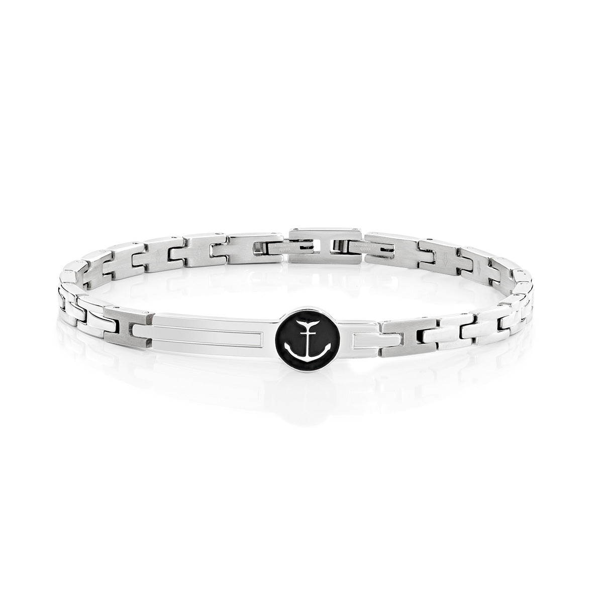 Amen Gioielli ACBR7365BN Bracciale Uomo acciaio