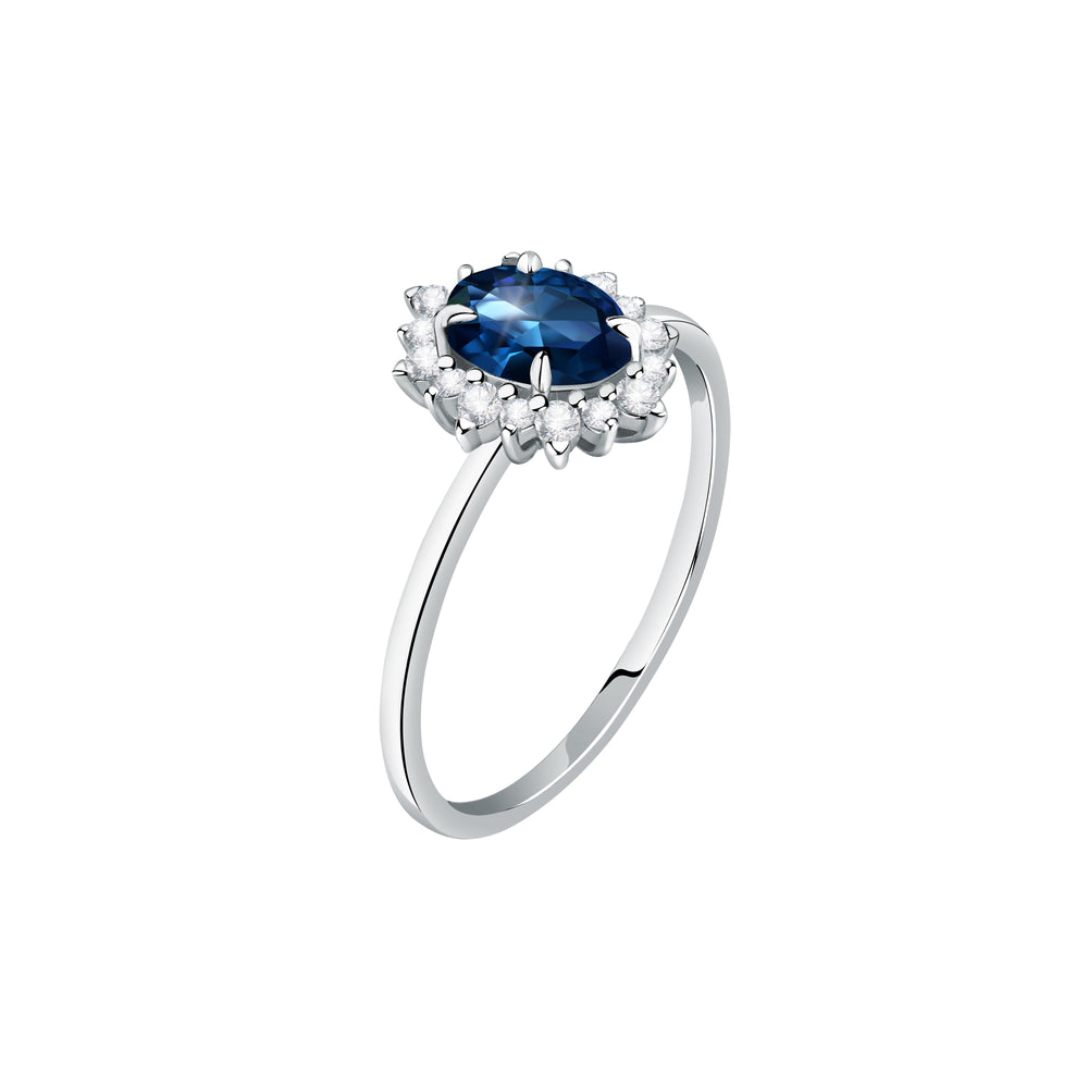 WOMEN'S LIVE DIAMOND CLASSIC GEM STONE RING LDW100168009I