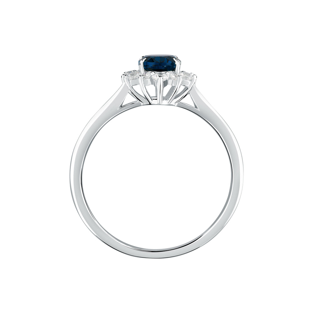 WOMEN'S LIVE DIAMOND CLASSIC GEM STONE RING LDW100168020I