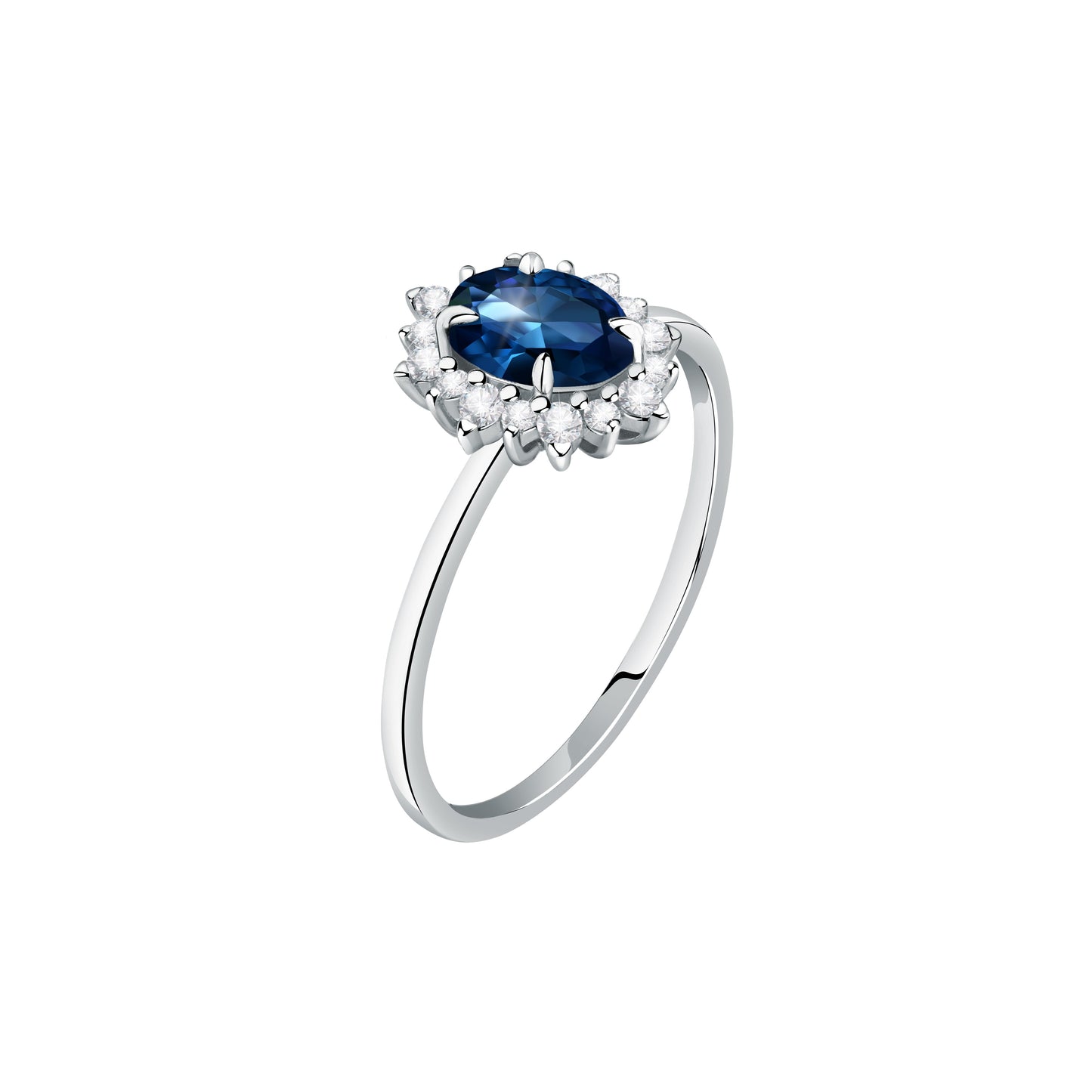 WOMEN'S LIVE DIAMOND CLASSIC GEM STONE RING LDW100168020I