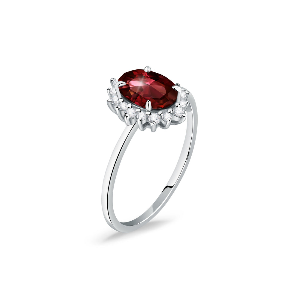 WOMEN'S RING LIVE DIAMOND CLASSIC GEM STONE LDW150189009I