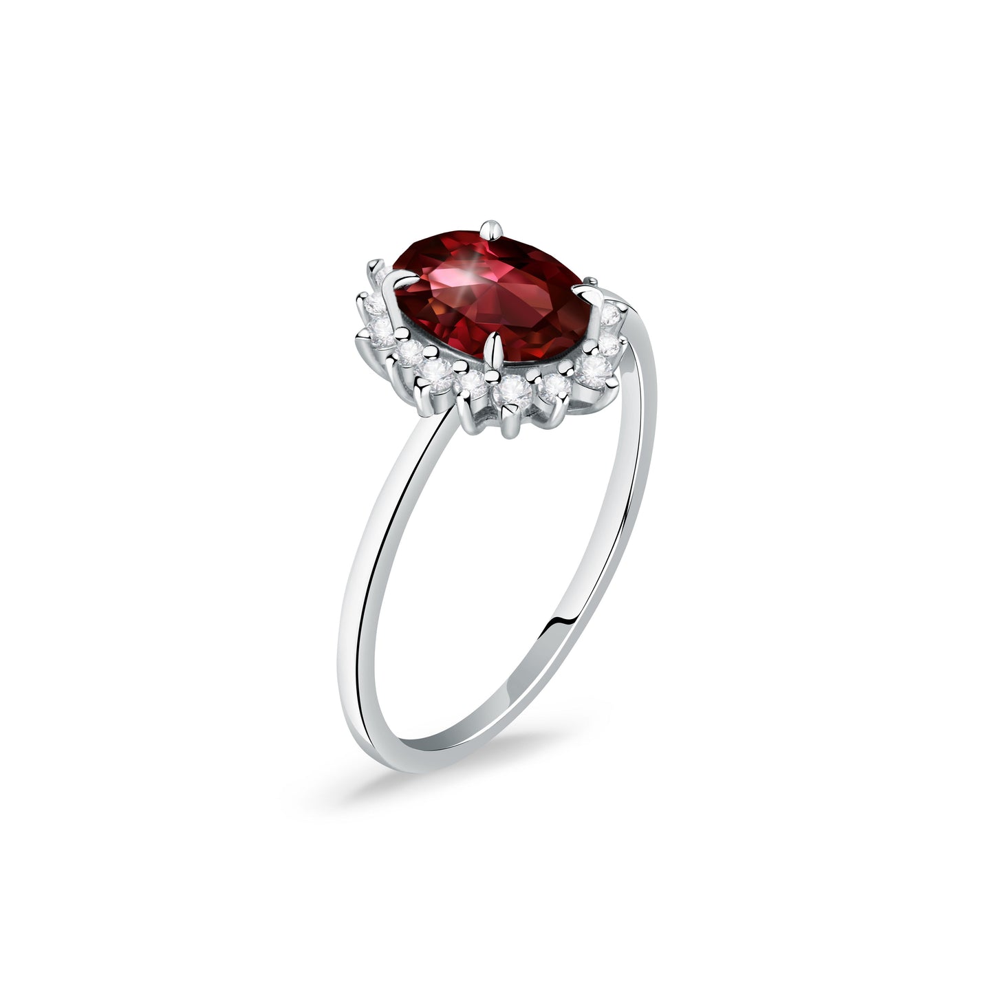 WOMEN'S RING LIVE DIAMOND CLASSIC GEM STONE LDW150189009I