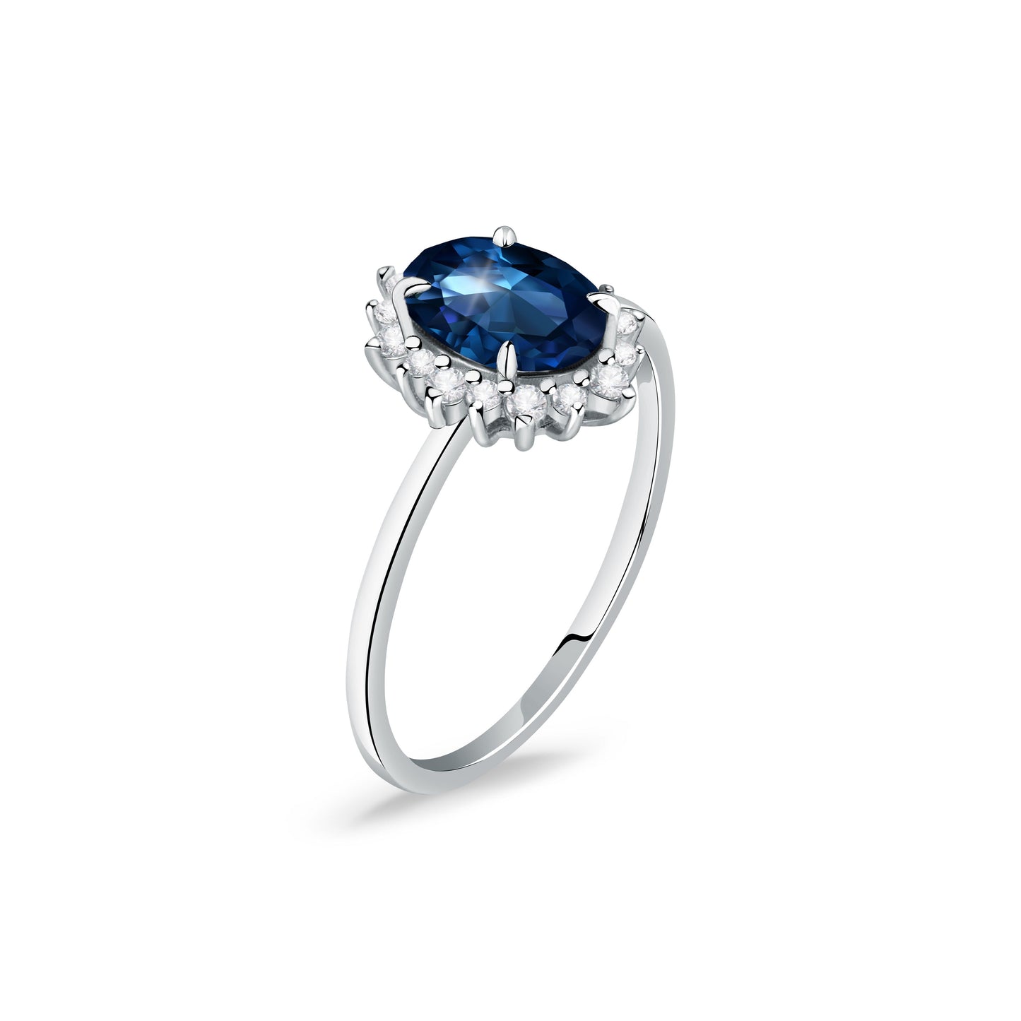 WOMEN'S LIVE DIAMOND CLASSIC GEM STONE RING LDW150190020I