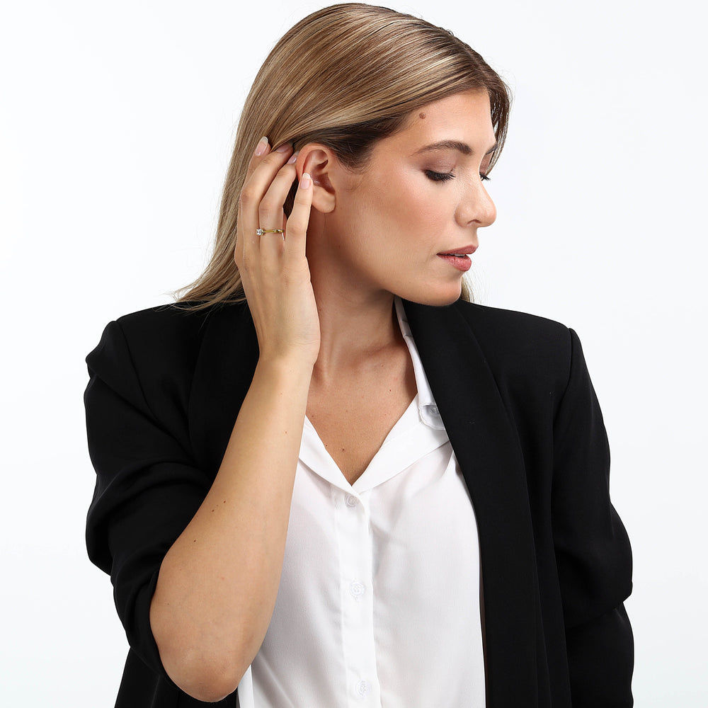 LIVE DIAMOND WOMEN'S RING LDY04077010I