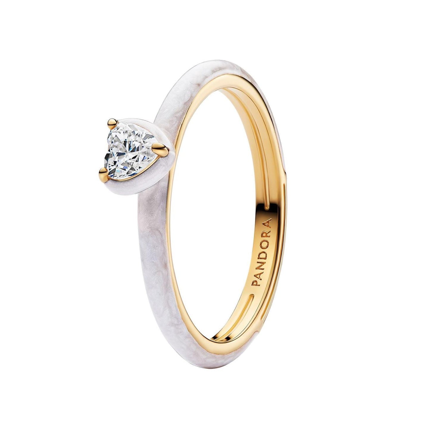 Anello Cuore Solitario Pandora Rose Misura 52 163088C01-52
