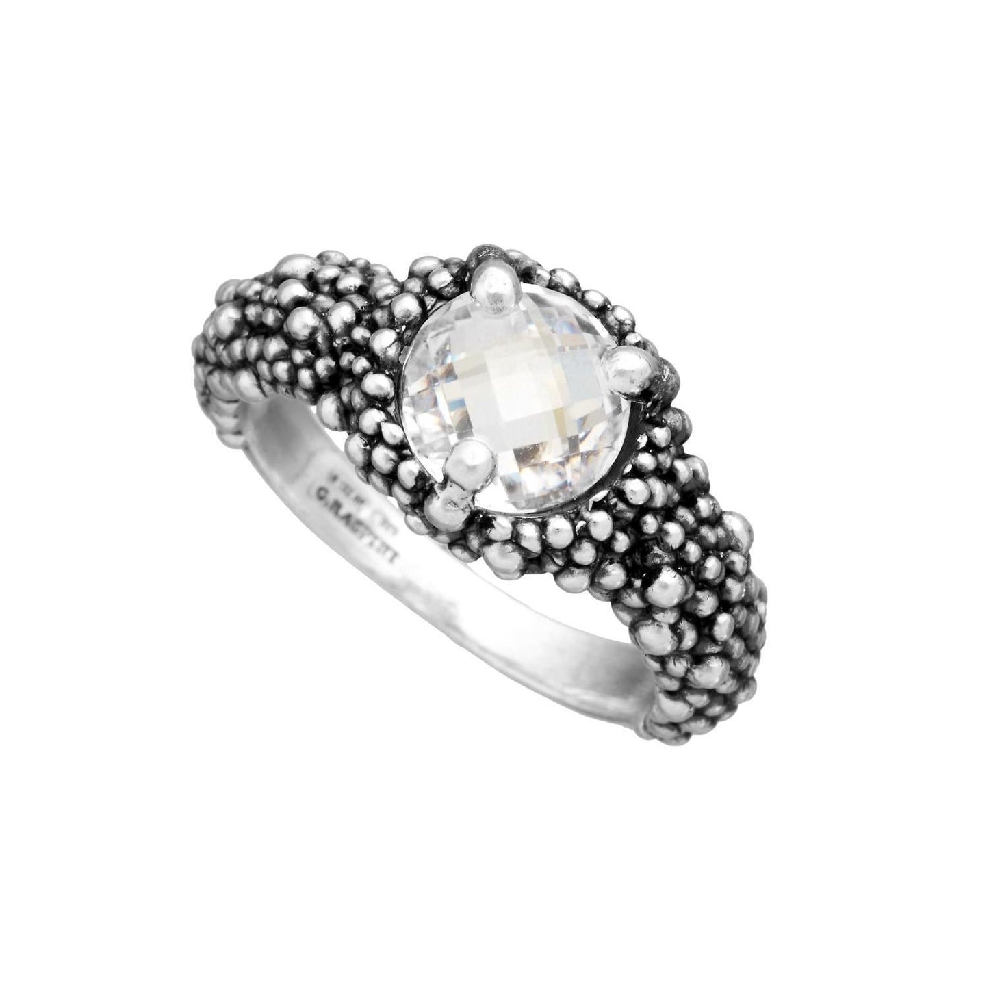 Anello Fascia a Trama Giovanni Raspini Argento 925 Misura 16