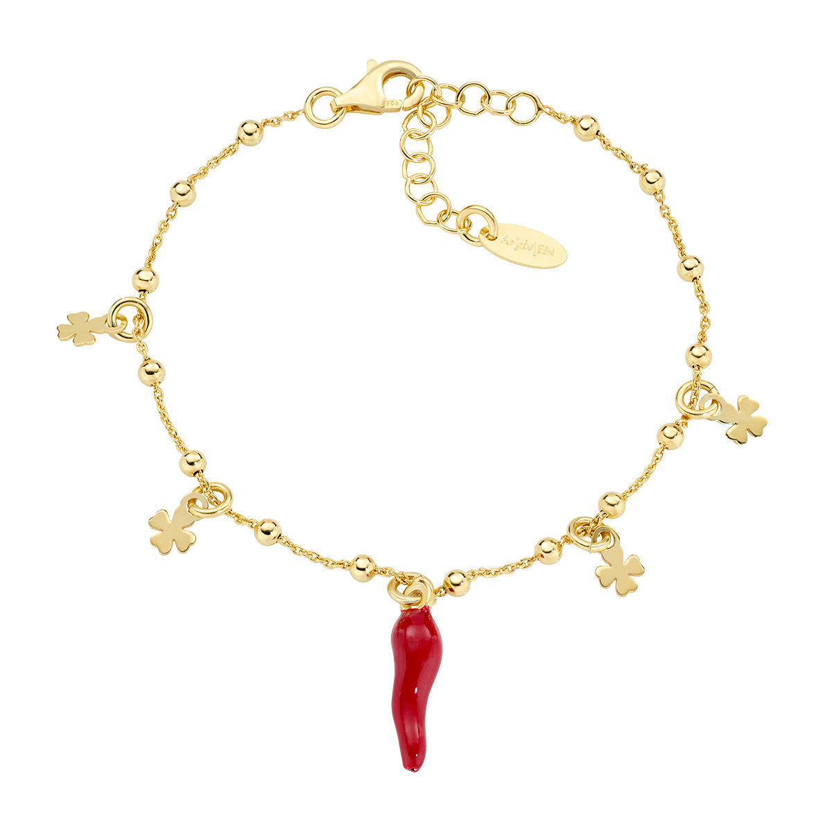 Amen Gioielli BRCSQGR Bracciale Donna cornetti