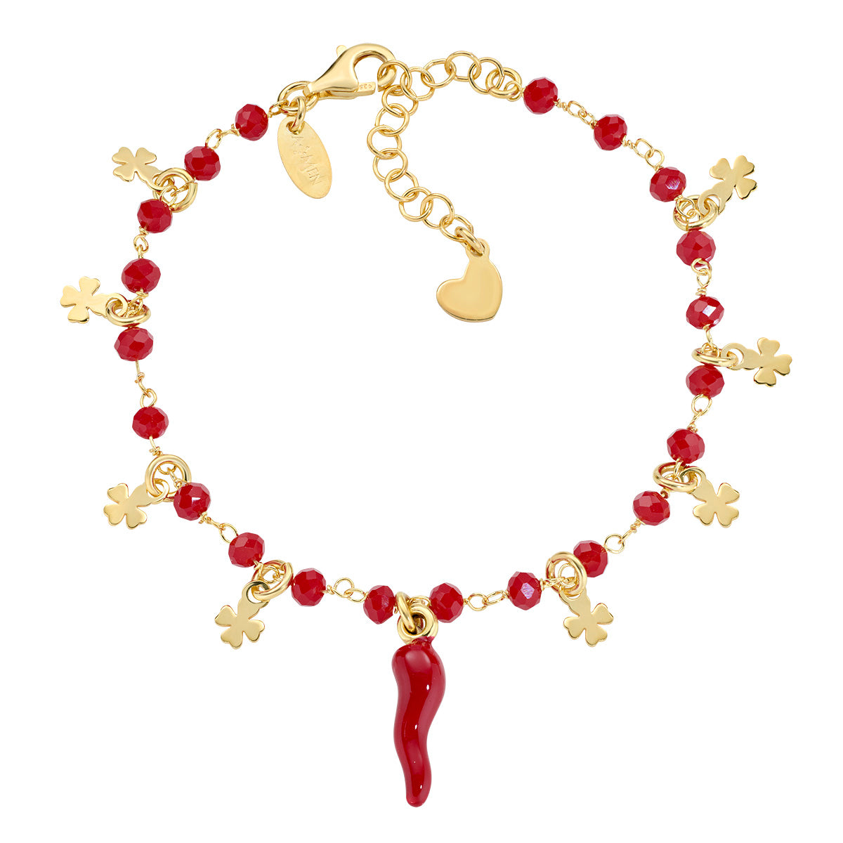 Amen Gioielli BRCSQGR1 Bracciale Donna cornetti