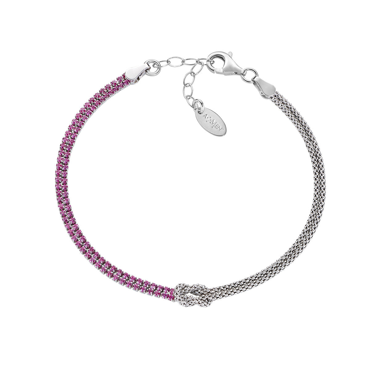 Amen Gioielli BRNOAMBRZ16 Bracciale Donna nodo d'amore