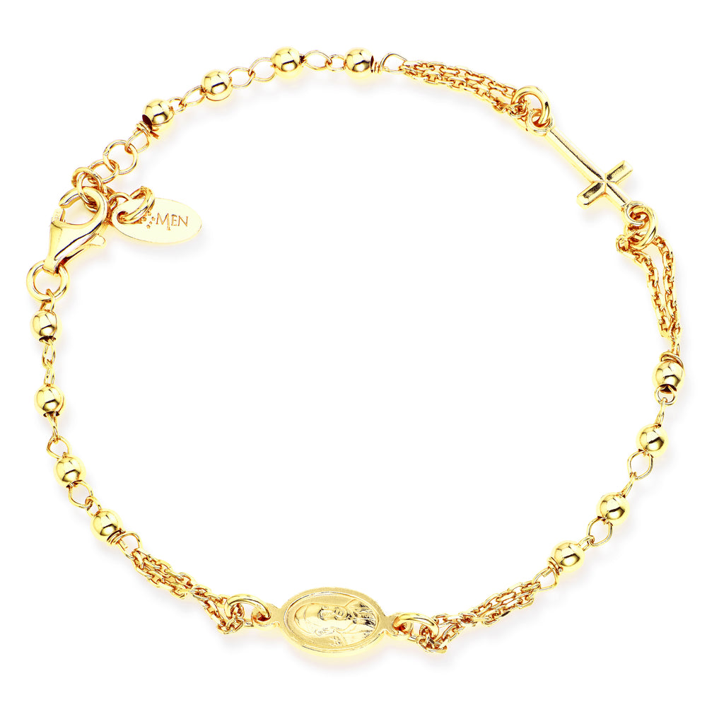Bracciale rosario Amen unisex rosari in argento BROG3