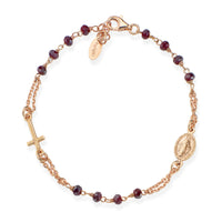 Amen rosary bracelet unisex rosaries with BRORA3 crystals