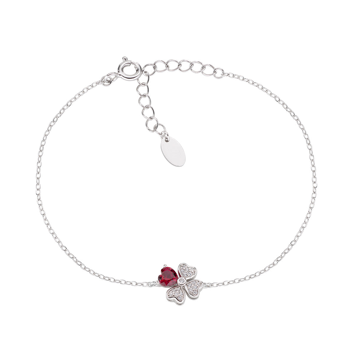 Amen women's four-heart bracelet BRQUBR
