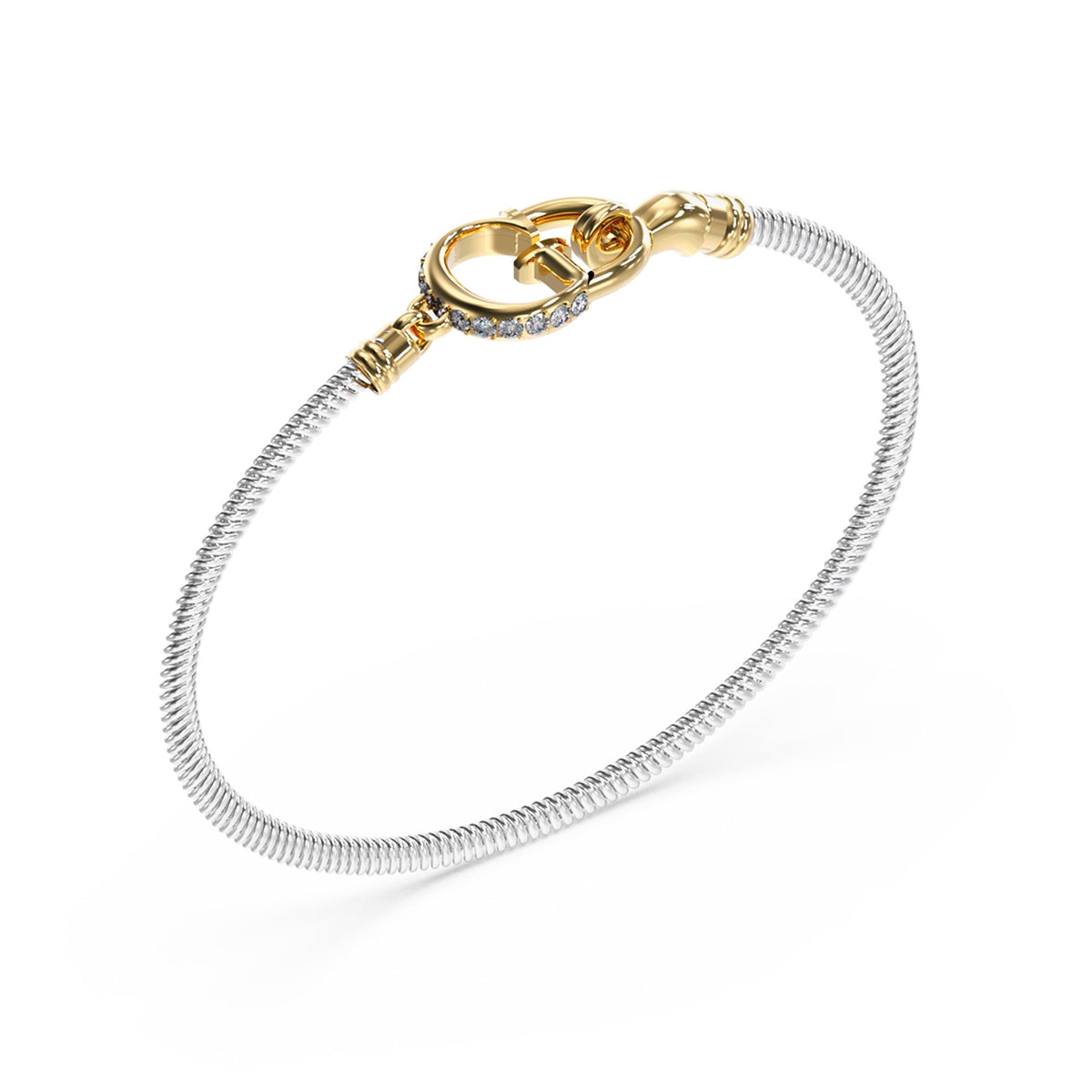 Bracciale Catena Cuore Bicolore Guess JUBB05399JWYGRHS