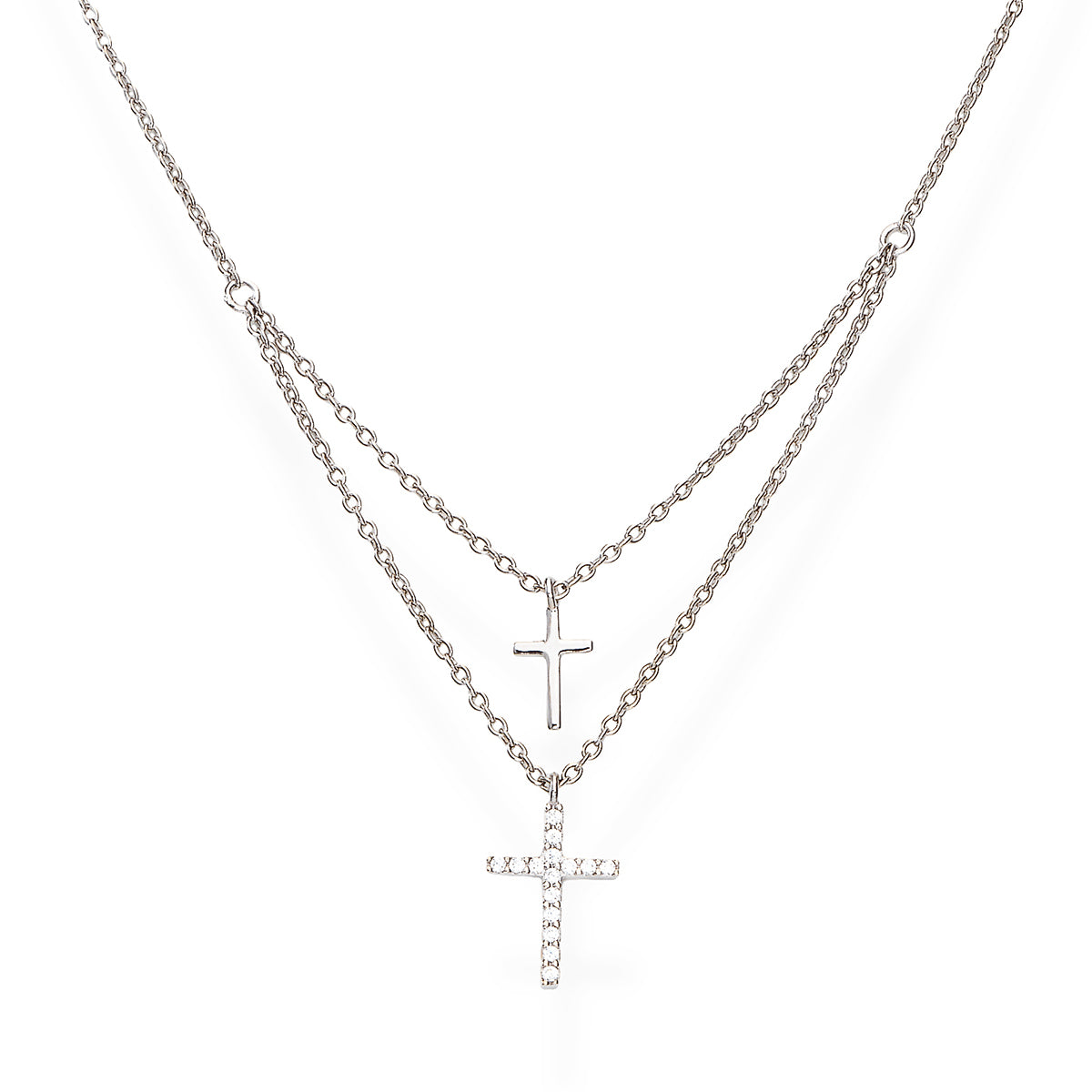 Amen Women's Cross Necklace CL2CROSSBBZ