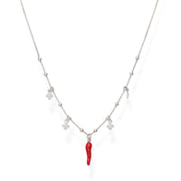 Amen women's necklace with horns CLCSQBR