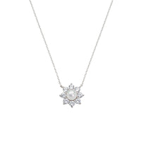 Amen Women's Pearl Necklace CLMAPEBBBZ