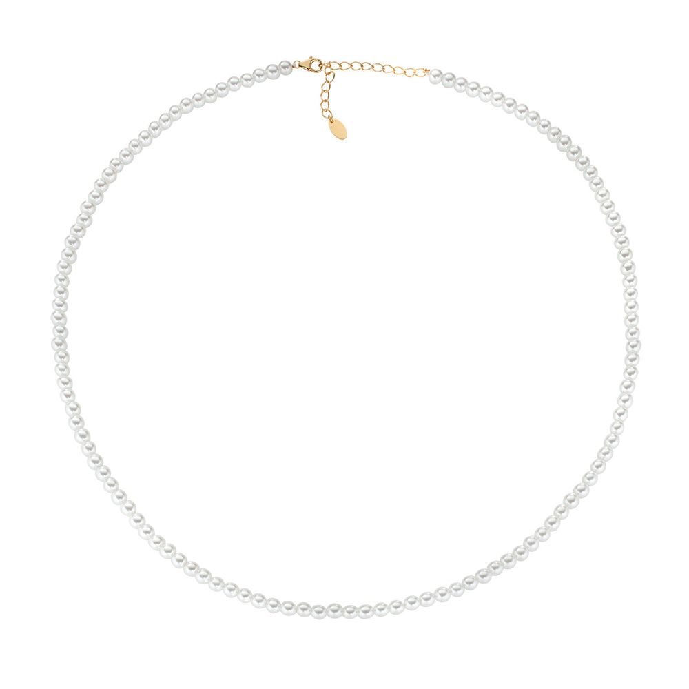 Amen Unisex Pearl Necklace CLPE40SWGB40