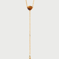 Pdpaola Tiger Eye Star COB1-C32-U necklace