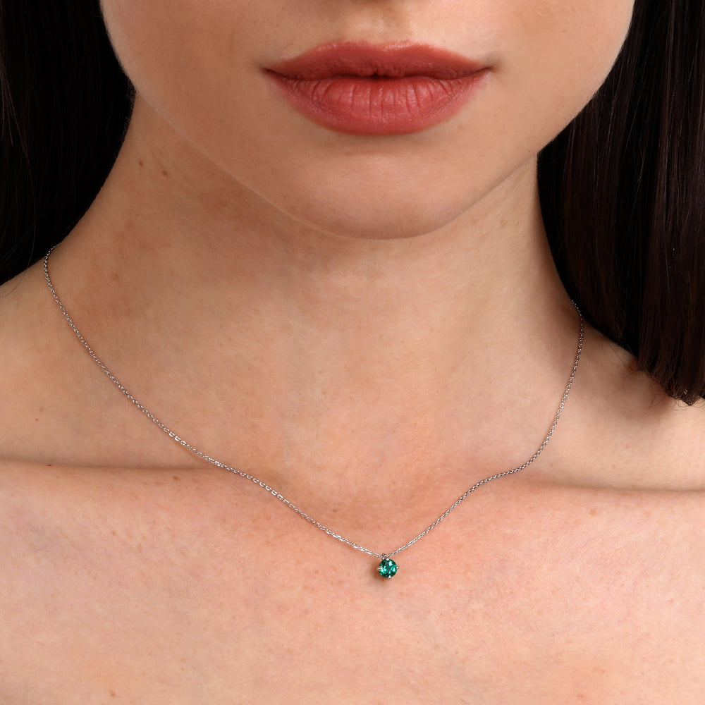 
                  
                    LIVE DIAMOND CLASSIC GEM STONE WOMEN'S NECKLACE LDW050154
                  
                