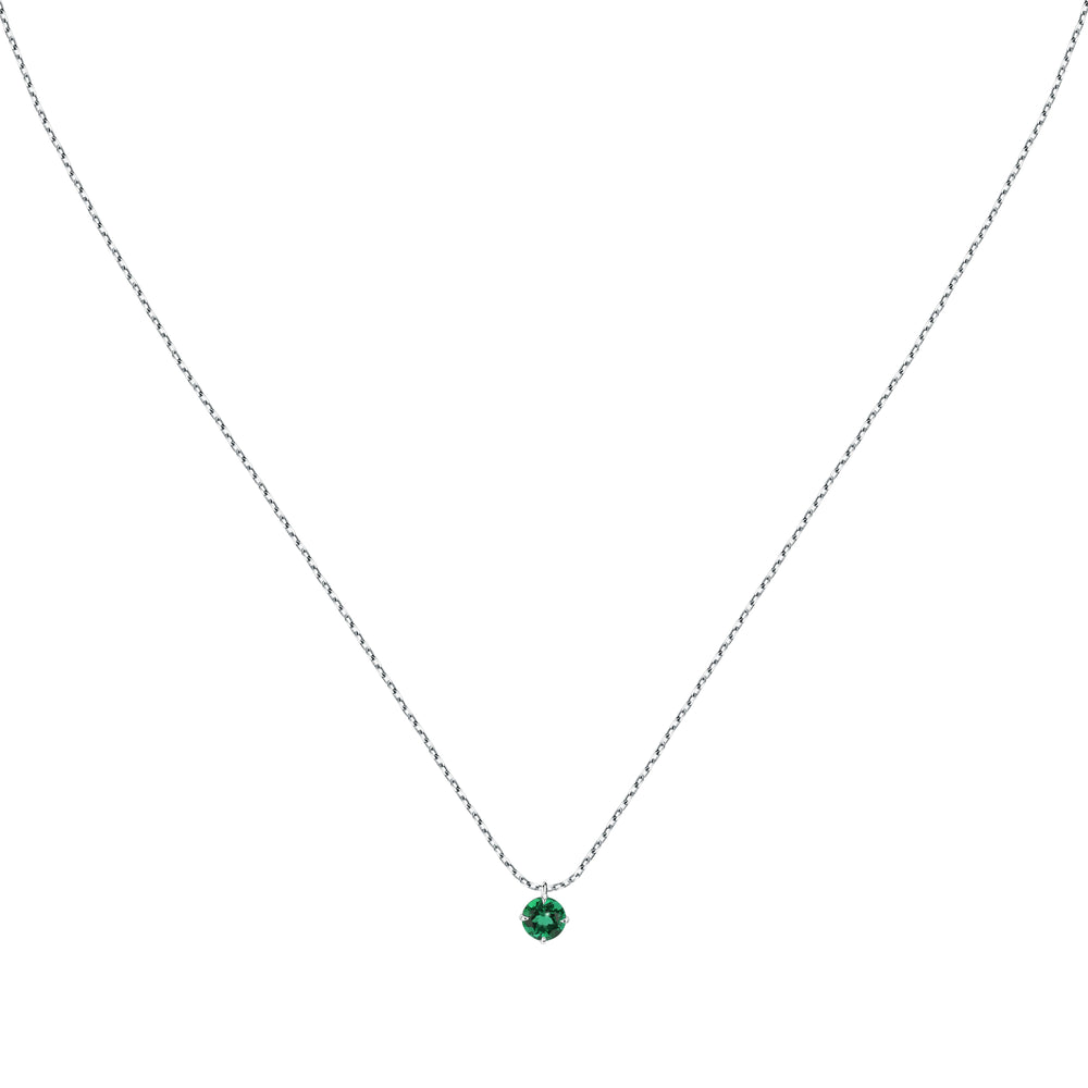 LIVE DIAMOND CLASSIC GEM STONE WOMEN'S NECKLACE LDW050154