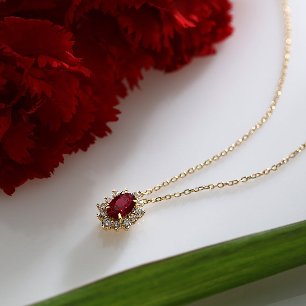 
                  
                    LIVE DIAMOND CLASSIC GEM STONE WOMEN'S NECKLACE LDY050155
                  
                