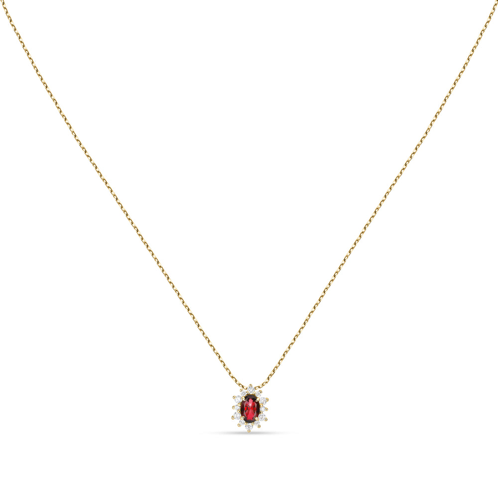 
                  
                    LIVE DIAMOND CLASSIC GEM STONE WOMEN'S NECKLACE LDY050155
                  
                