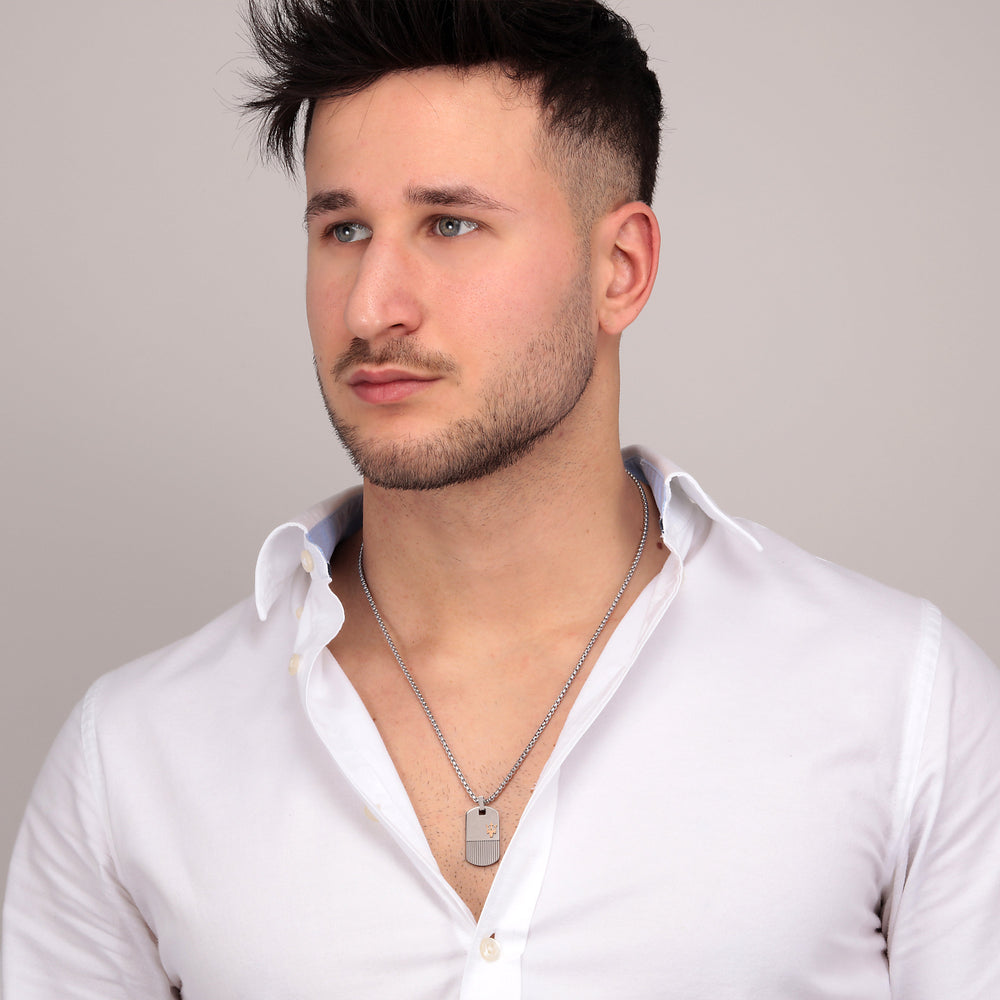 MASERATI ICONIC MEN'S NECKLACE JM121ATK08