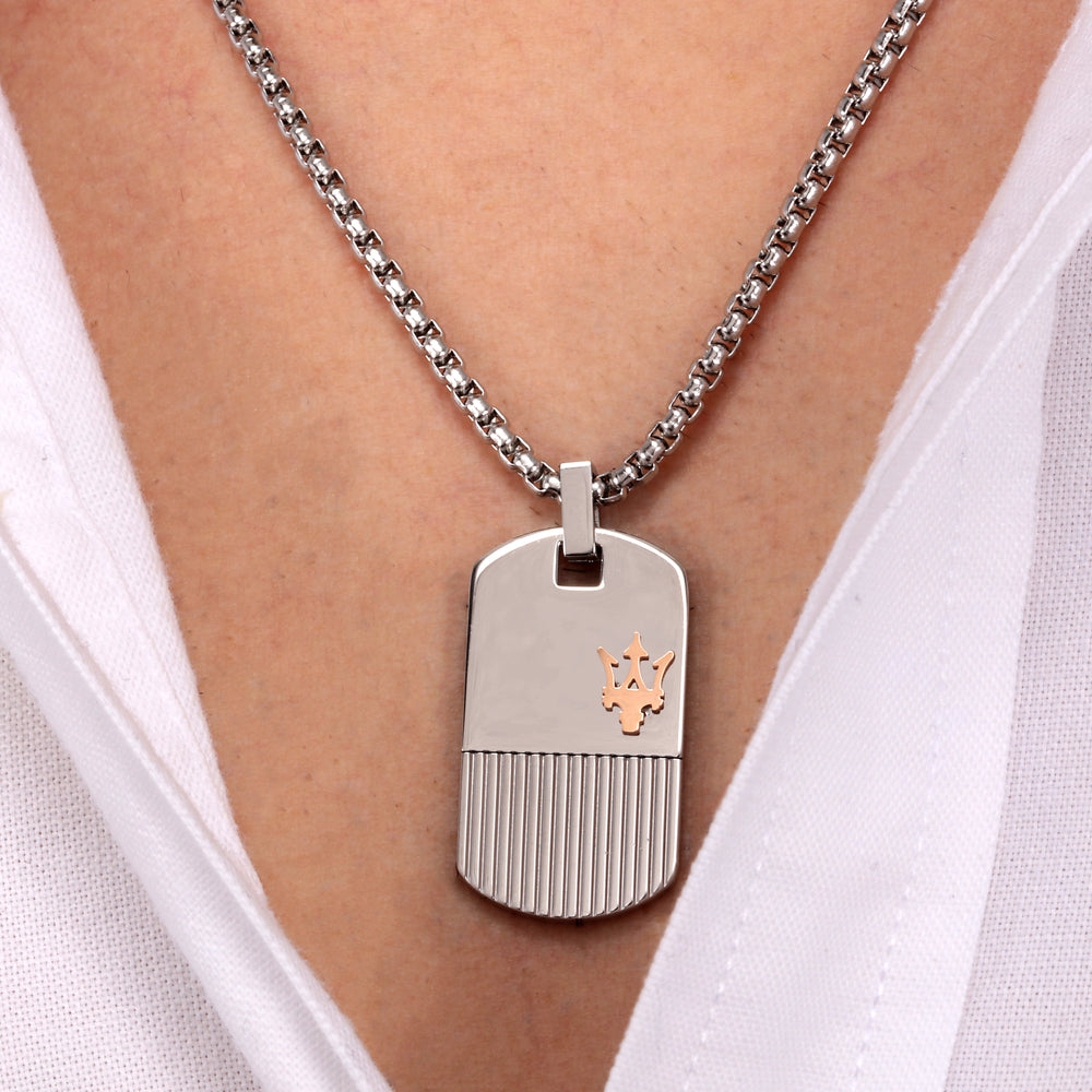 
                  
                    MASERATI ICONIC MEN'S NECKLACE JM121ATK08
                  
                