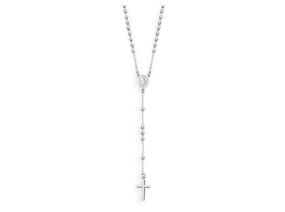 Collana Amen unisex rosari in argento CRO30B