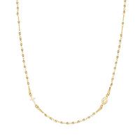 Amen Unisex Rosary Necklace in Silver CROGD3