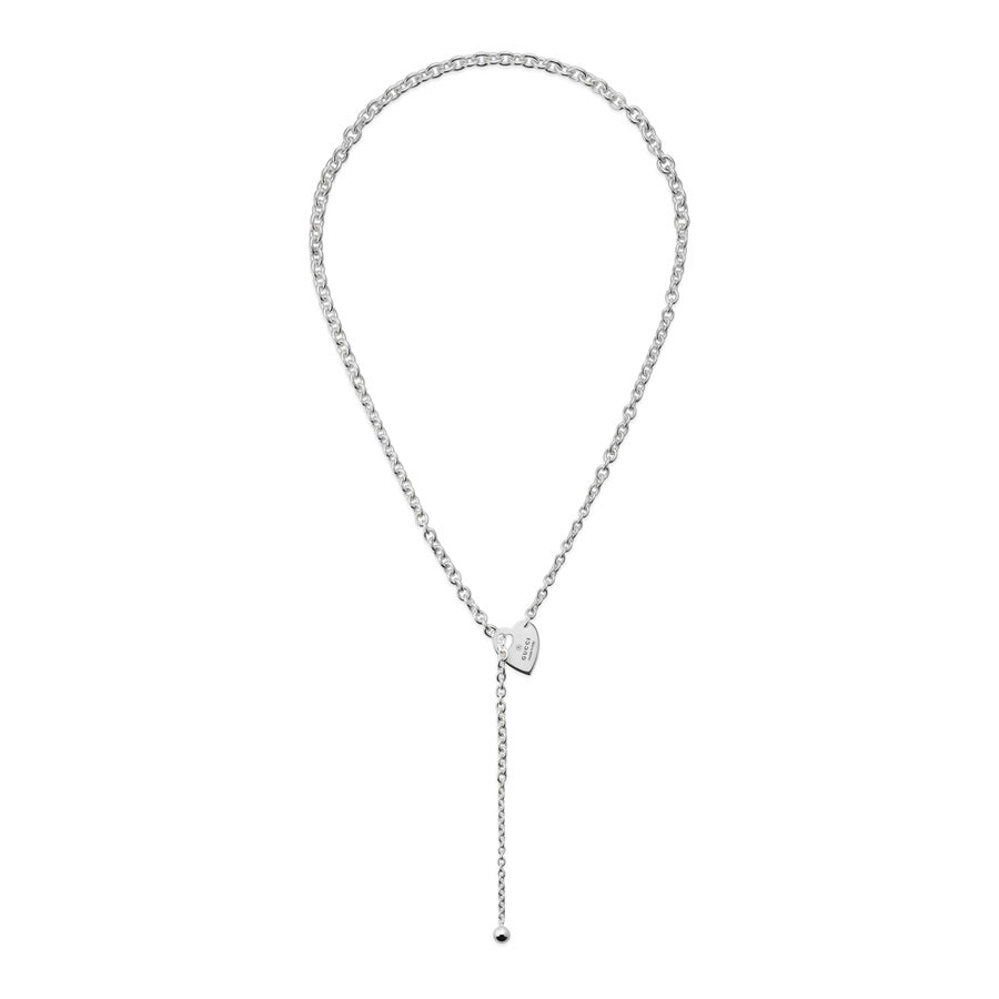 Collana Gucci Lariat YBB796347001 argento sterling 925