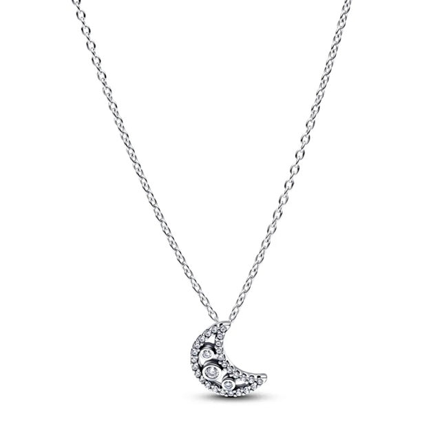 Collana Tennis Cuore Zirconia Pandora Argento 925 Lunghezza 50 cm 394259C01-50