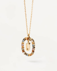 Necklace with letter O