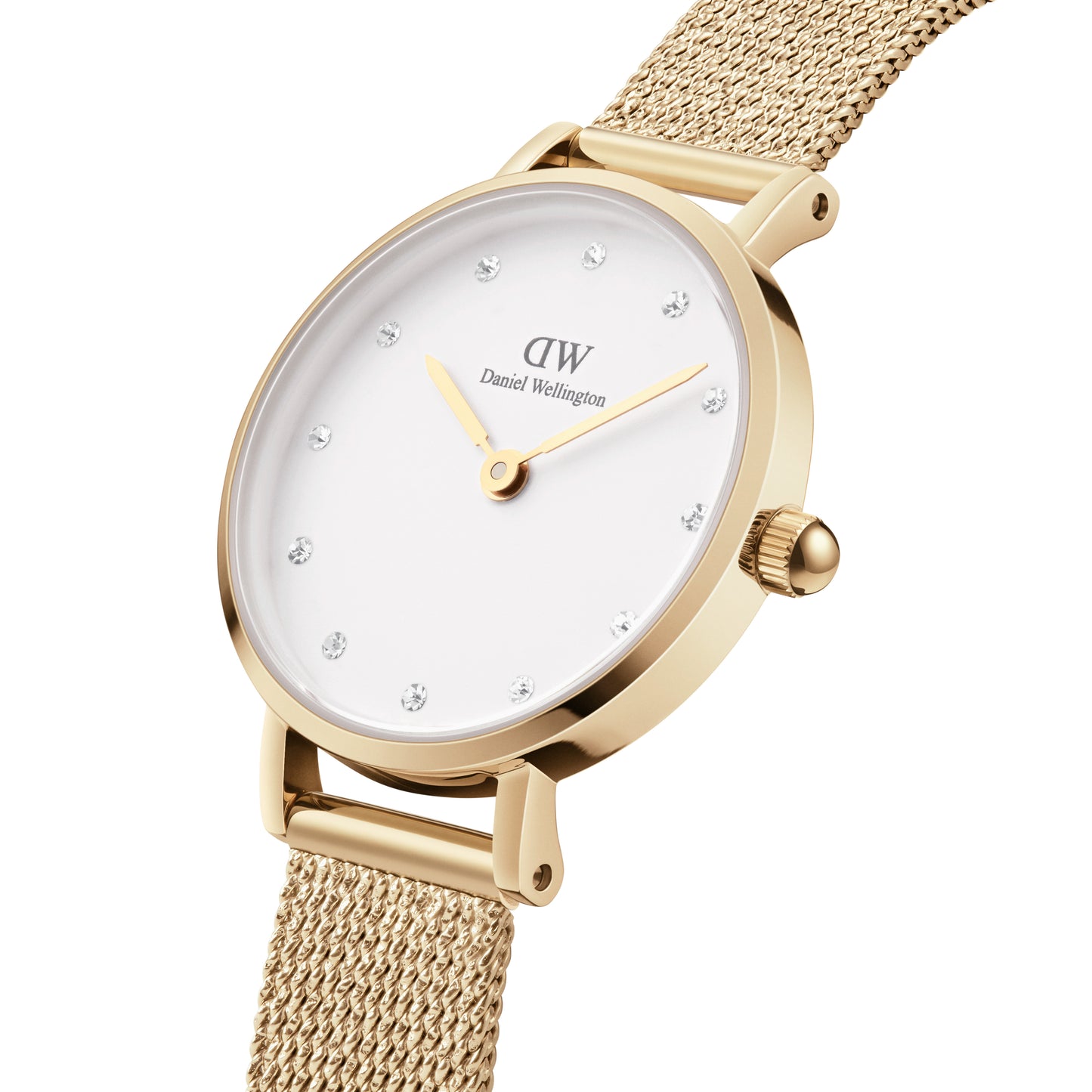 Daniel Wellington Petite Lumine Pressed Evergold Watch