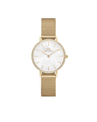 Daniel Wellington Women's Petite Lumine Bezel Evergold MOP Watch