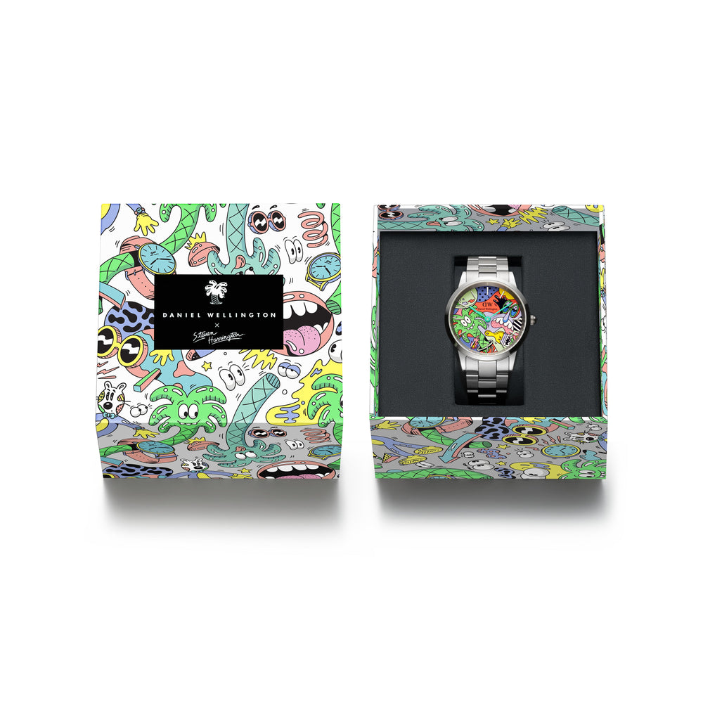 
                  
                    Steven Harrington x DW Watch: Iconic Link Multicolor DW00100734
                  
                