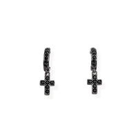 Amen women's earrings with EBCNN crosses
