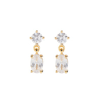 Amen women's princess earrings EOVGB