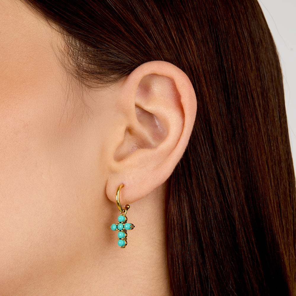 
                  
                    CHIARA FERRAGNI TURQUOISE J19AYT05 Women's Earrings
                  
                