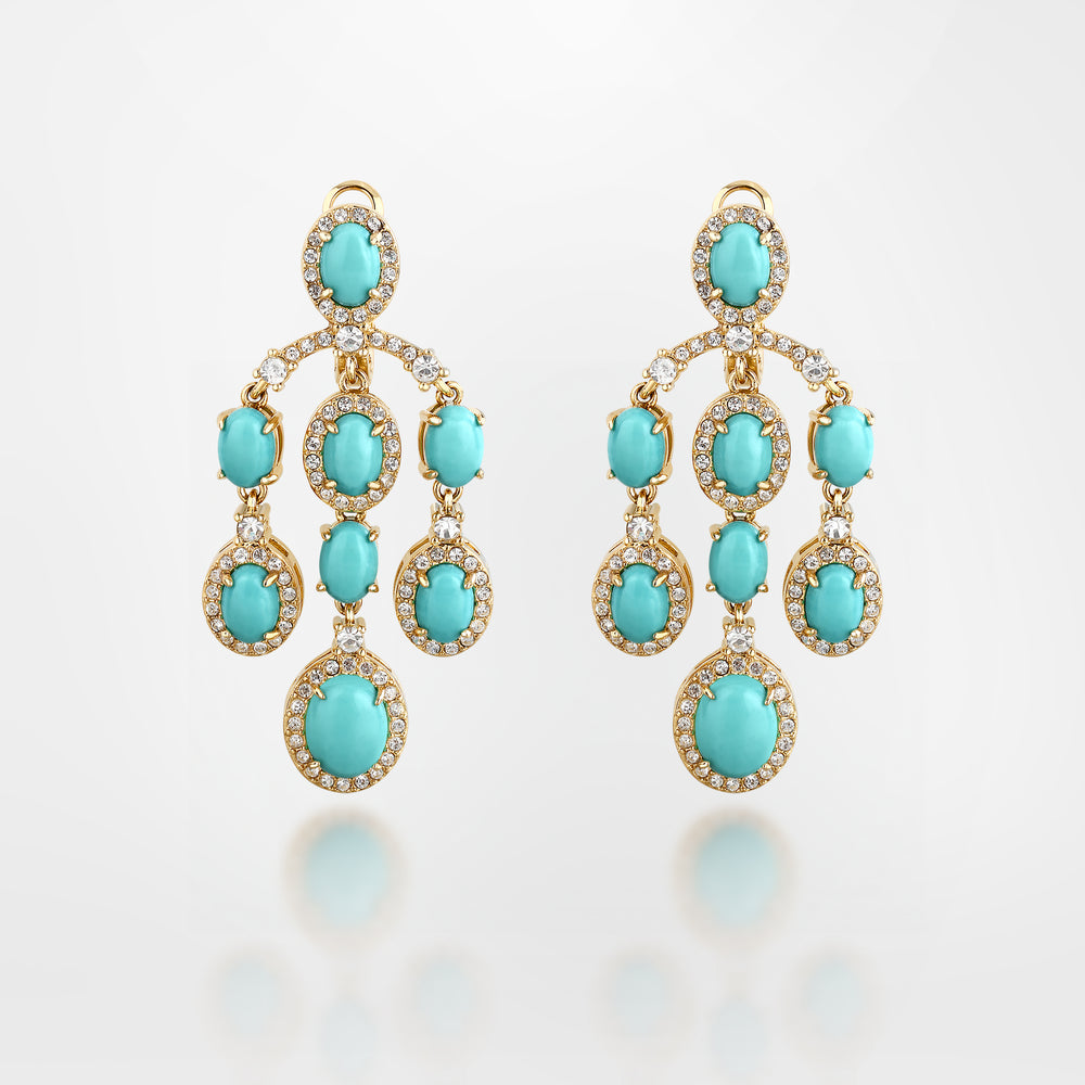 CHIARA FERRAGNI TURQUOISE J19AYT06 Women's Earrings