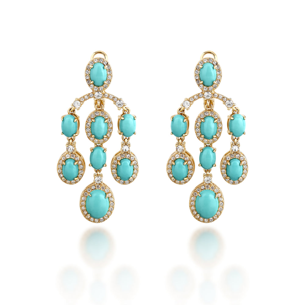 CHIARA FERRAGNI TURQUOISE J19AYT06 Women's Earrings
